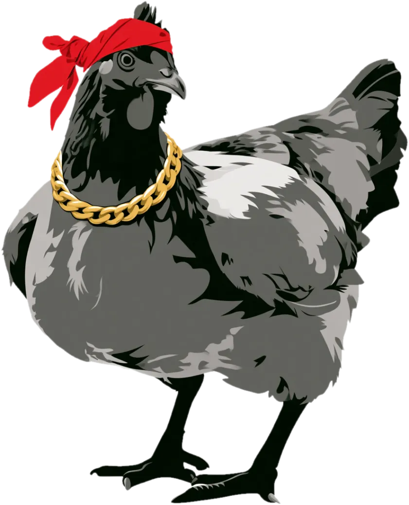 Chiki Chulo in his red bandana and gold chain